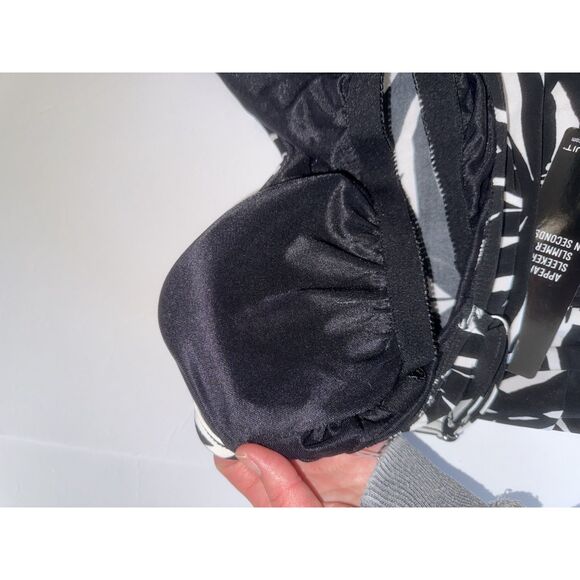 Magicsuit By Miraclesuit Elsa Tankini Top & Bottom Swimsuit Black V Neck Size 10 - Picture 11 of 16